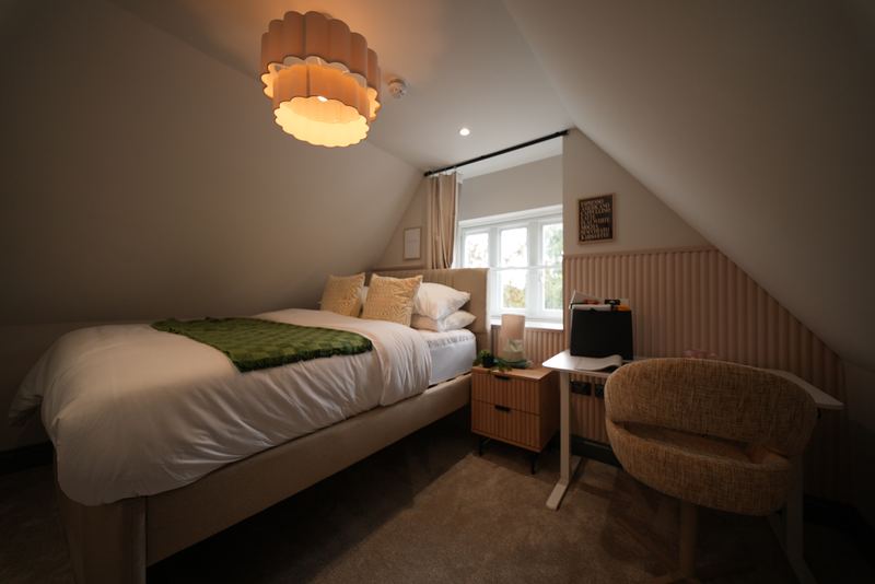 Top floor bedroom